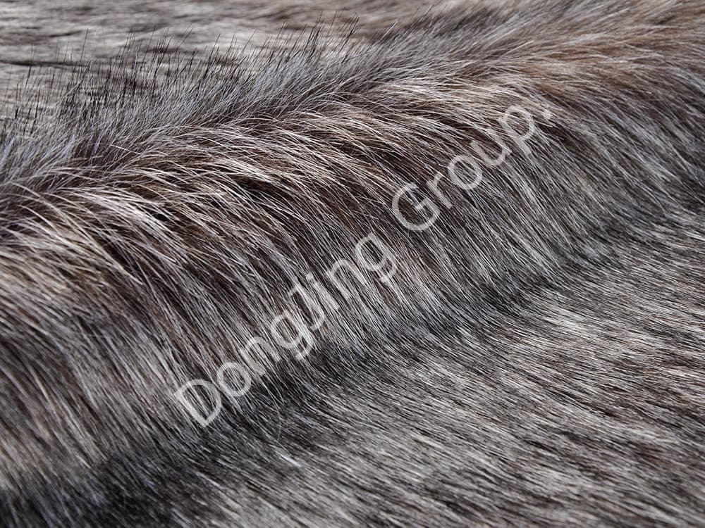 DP0801- กิ๊บหนีบกาแฟ สีขาว faux fur fabric