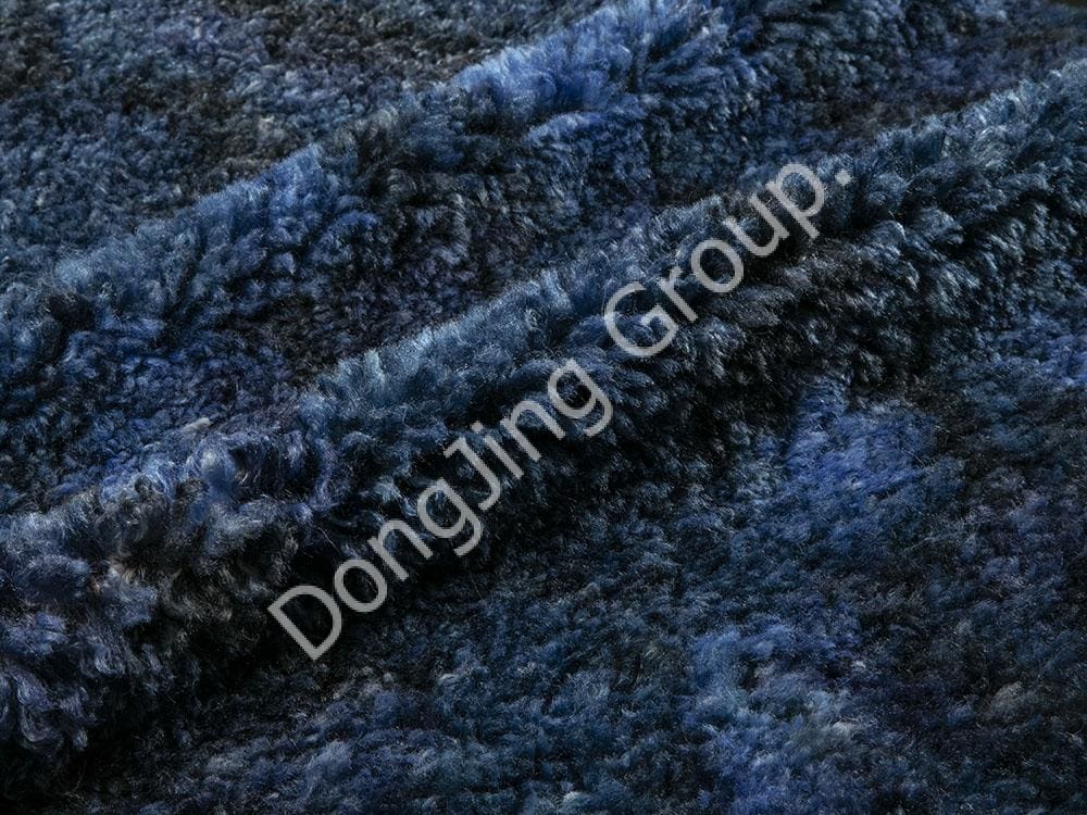 8KT0096- ตาข่ายกลม ขนชายหาด ขนยาว faux fur fabric