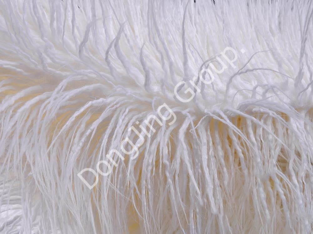 DP0969-ลูกกลิ้งลูกกลิ้งคู่สีขาว faux fur fabric