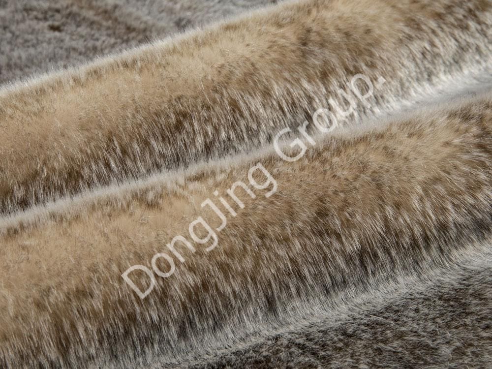 9G0304-ปลายข้าวย้อมคราม 169 ขนกระต่าย faux fur fabric