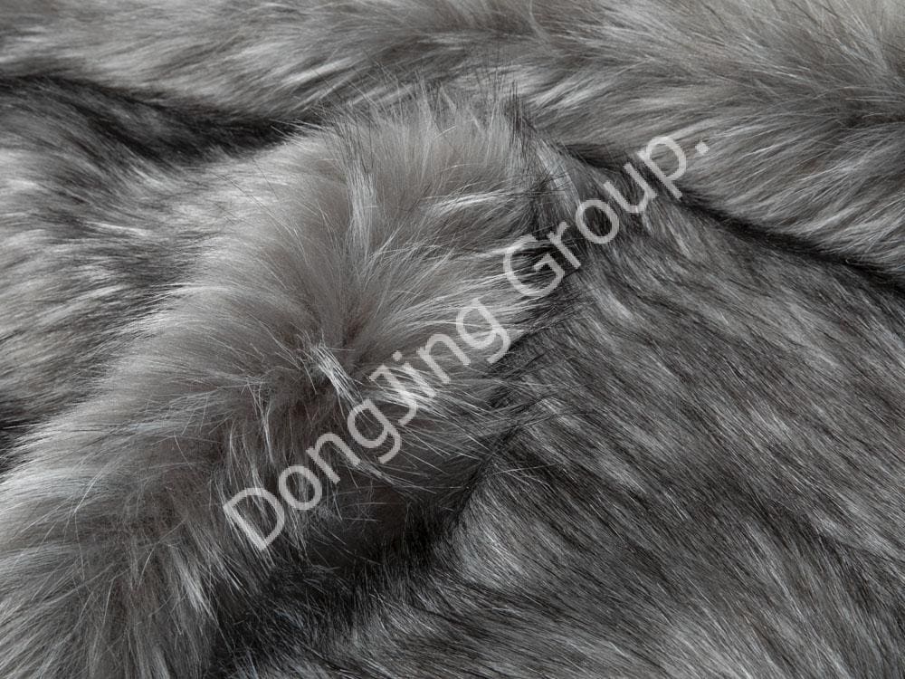 9HW0652-หัวพิมพ์ jacquard สองสี faux fur fabric