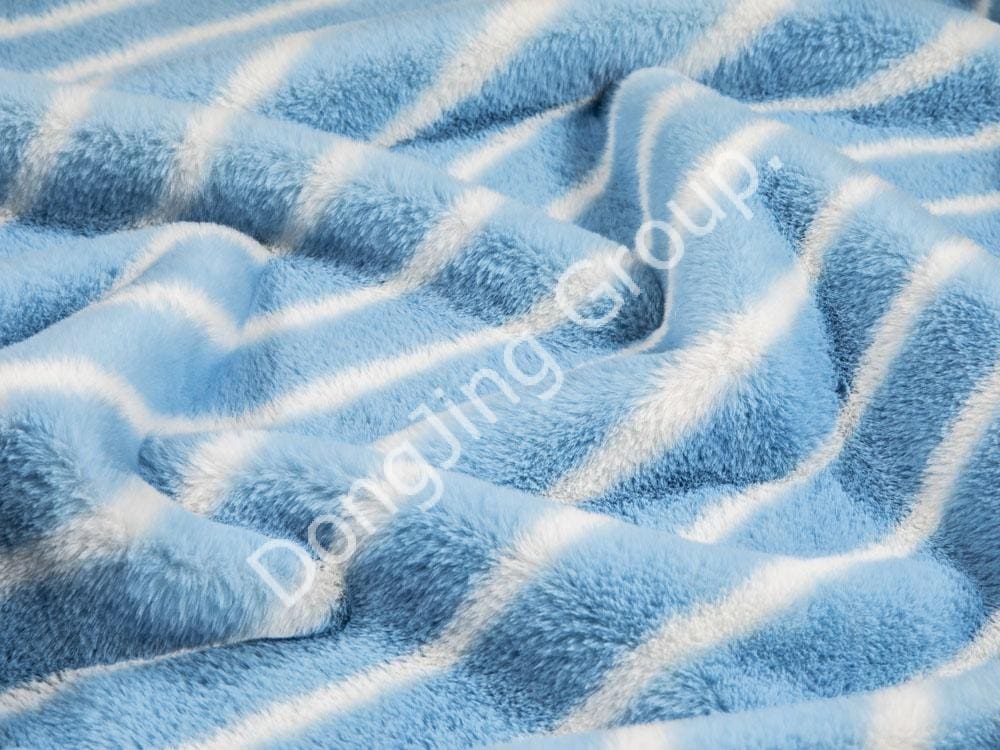 9KZ0104- ขนกระต่ายพิมพ์ลายตาข่ายกลม faux fur fabric