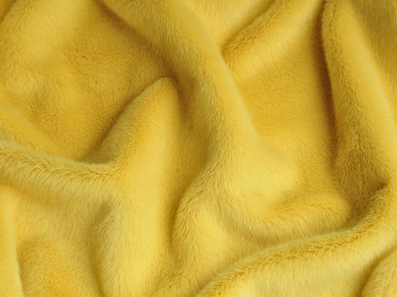 9T1674-เหลืองมะนาว faux fur fabric