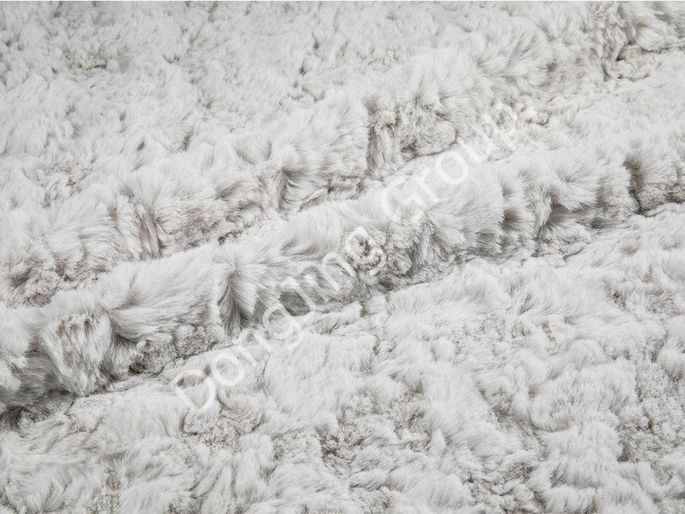 9T1732B-ขนกระต่ายสีเบจ faux fur fabric