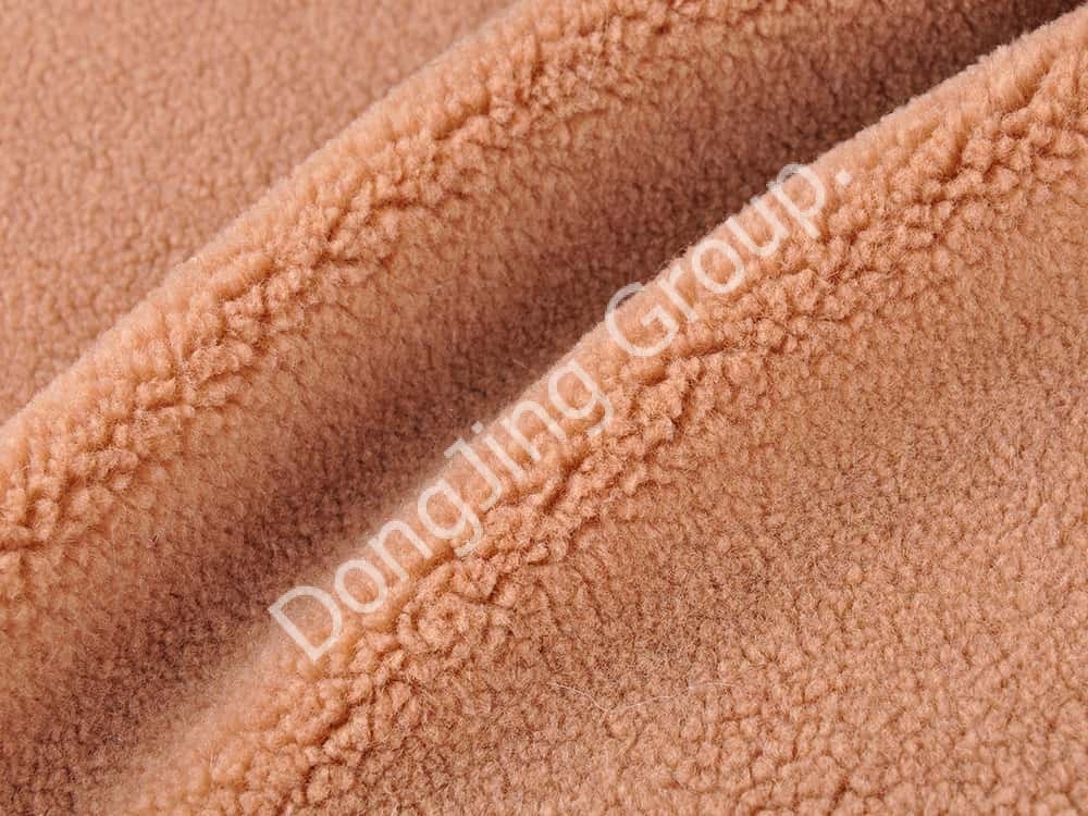 DP0665-สีกากีเมอริโน faux fur fabric