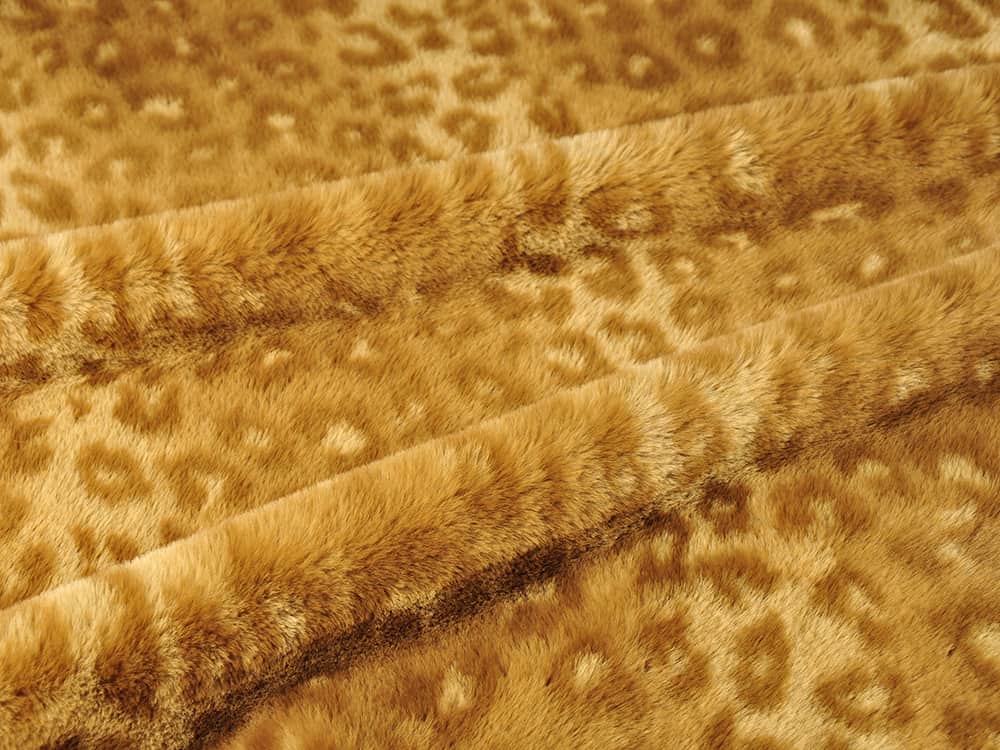XKT0356-Light Orange อลิซ บันนี่ ดาวน์ faux fur fabric